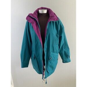 Pacific Trail Teal Shell Jacket with Purple Lining